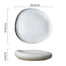 Rustic Granite-like Textured Dining Plates