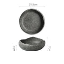 Rustic Stone Effect Ceramic Bowl