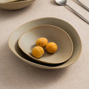 Sand Beige Ceramic Pasta & Salad Bowl