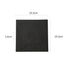Textured Black Square Plate for Stylish Modern Plating