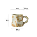 Textured Ceramic Mug, Square, for Coffee and Tea