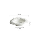 Textured Ceramic Serving Bowl