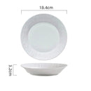 Textured Matte Ceramic Plate for Modern Dining