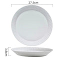 Textured Matte Ceramic Plate for Modern Dining