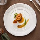 Textured Modern Gourmet Ceramic Plate