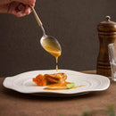Textured Modern Gourmet Ceramic Plate