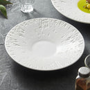 Textured White Artisan Plate