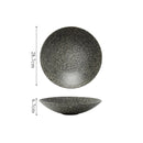 Textured White Ceramic Deep Soup Plate