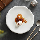 Thick White Ceramic Presentation Plate