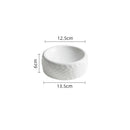 Tire Textured Ceramic Bowl, Round, for Desserts and Appetizers