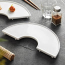 Unique Crescent-Shaped Presentation Plate for Modern Dining