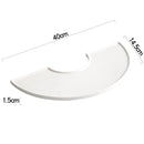 Unique Crescent-Shaped Presentation Plate for Modern Dining