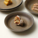 Vintage Matte Ceramic Coupe Plate