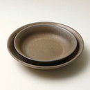 Vintage Matte Ceramic Coupe Plate