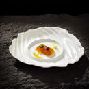 Wave-Inspired Fine Dining Ceramic Plate