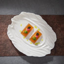 Wave-Inspired Fine Dining Ceramic Plate