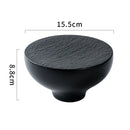 White Black Ceramic Pedestal Bowl