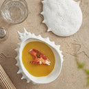 White Ceramic Covered Dish for Fine Dining