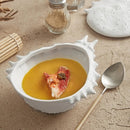 White Ceramic Covered Dish for Fine Dining