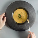 White Ceramic Deep Dish for Fine Dining