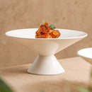 White Pedestal Ceramic Bowl, for Soup and Pasta, 5.9–9.8 in