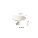 White Pedestal Ceramic Bowl, for Soup and Pasta, 5.9–9.8 in