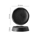 Textured Artisan Ceramic Plate for Gourmet Plating