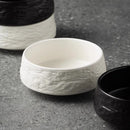 White Textured Ceramic Serving Bowl