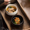 White Textured Ceramic Serving Bowl