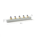 White Rectangular Ceramic Tasting Platter
