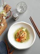 Ceramic Shaped Plate with Three Legs