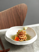 Ceramic Shaped Plate with Three Legs