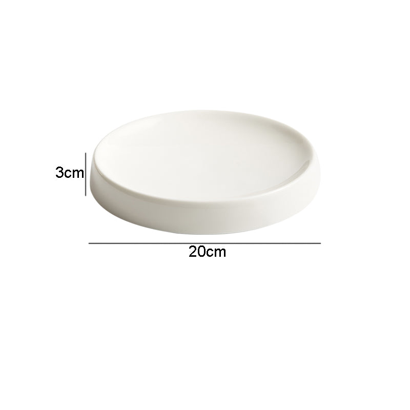 Ceramic White Dinner Plate