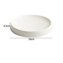 Ceramic White Dinner Plate