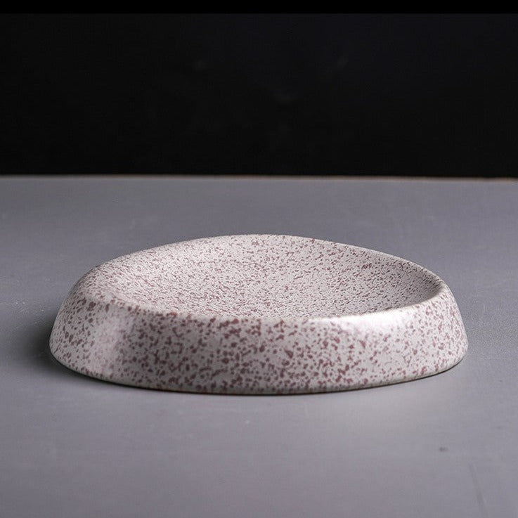 Irregular Ceramic Retro Style Plate