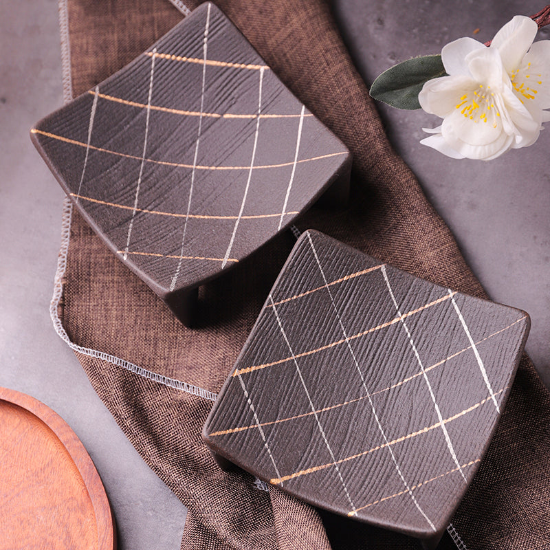 Irregular Shape Japanese Inspired Ceramic Sushi Plate