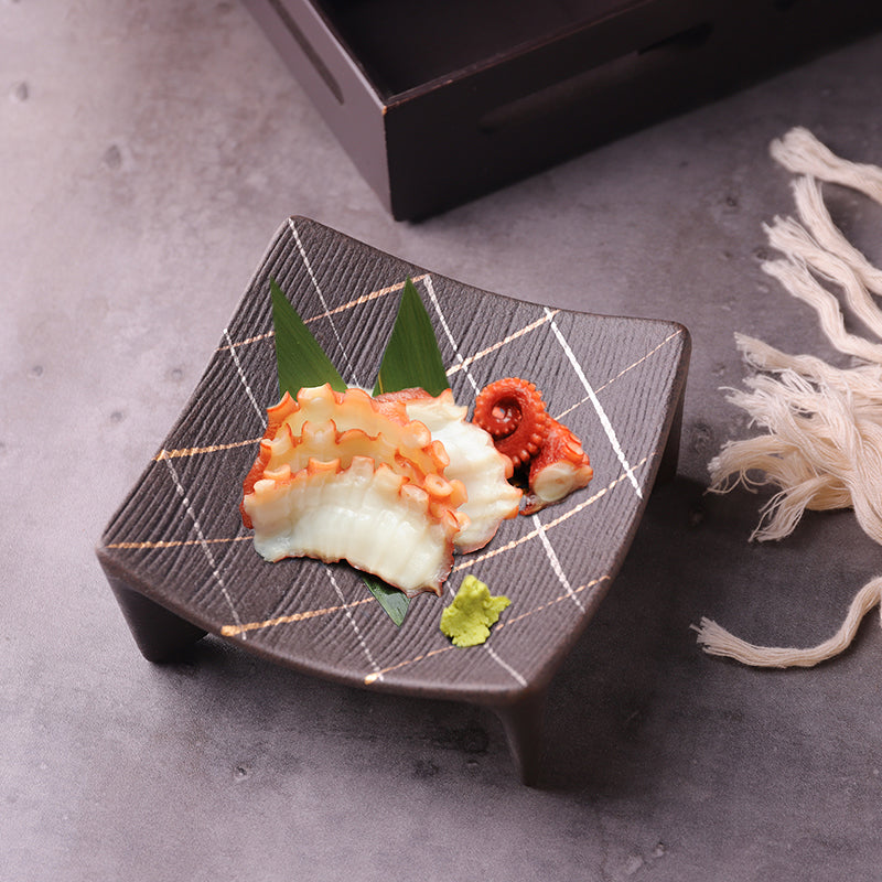 Irregular Shape Japanese Inspired Ceramic Sushi Plate