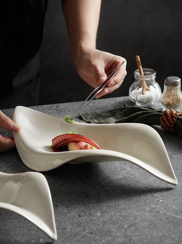 Irregular Shape Minimalist Plate Dish