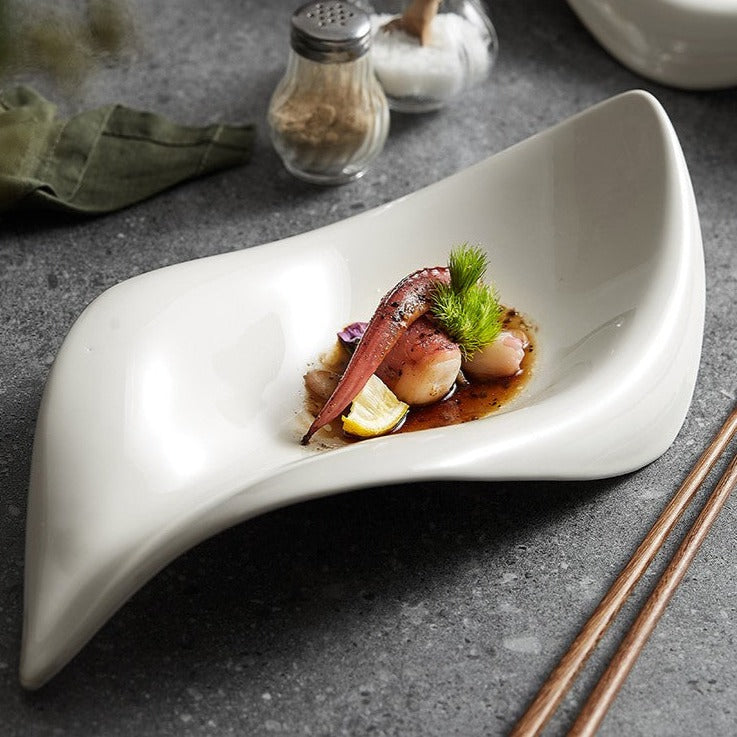 Irregular Shape Minimalist Plate Dish