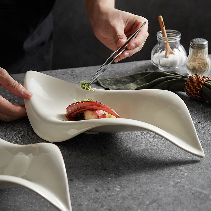 Irregular Shape Minimalist Plate Dish