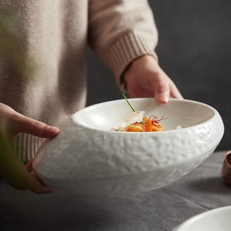 Irregular Shaped Dinner Plate Bowl