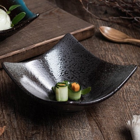 Japanese Inspired Irregular Ceramic Plate