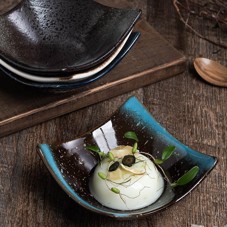 Japanese Inspired Irregular Ceramic Plate