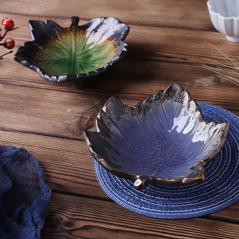 Leaf Shaped Ceramic Plate