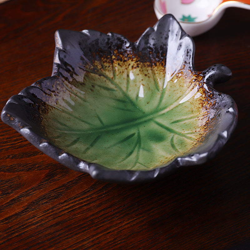 Leaf Shaped Ceramic Plate