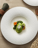 Minimalistic Ceramic White Plate