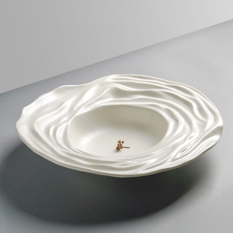 Minimalistic Irregular Shape Tableware Plate