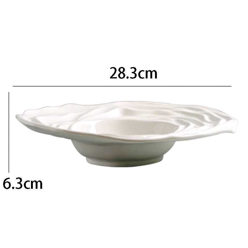 Minimalistic Irregular Shape Tableware Plate