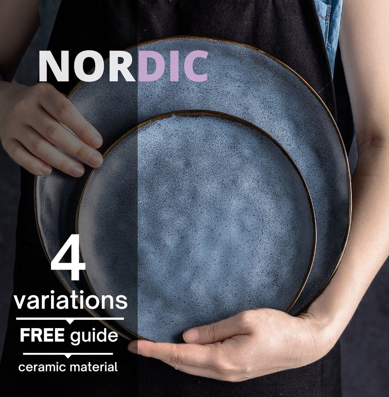 Nordic Style Ceramic Tableware Plates and Bowls