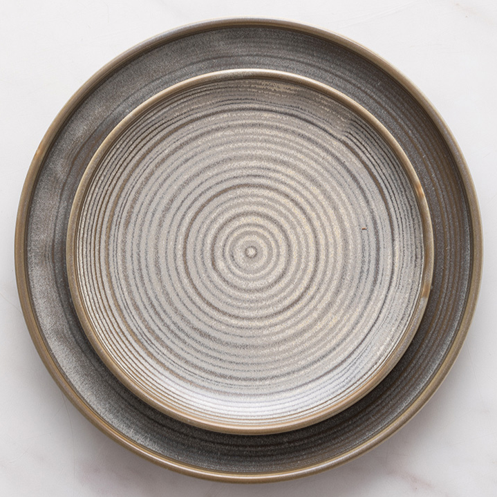 Round Ceramic Dinner Plate